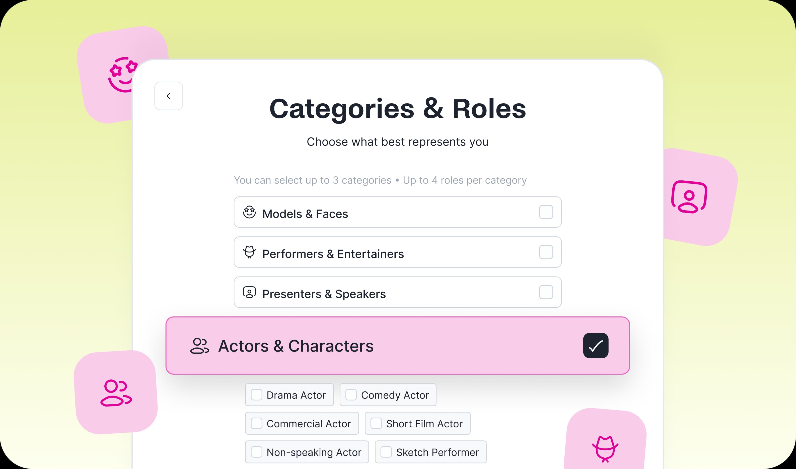 Sign up in minutes preview